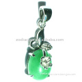 925 sterling silver pendant with jade